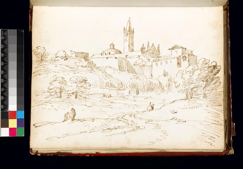 An image of Title/s: Siena Cathedral Maker/s: Busiri, Giovanni Battista (draughtsman) [ULAN info: Italian artist, 18th cent.]Technique Description: pen and brown ink on paperDimensions: height: 222 mm, width: 166 mm