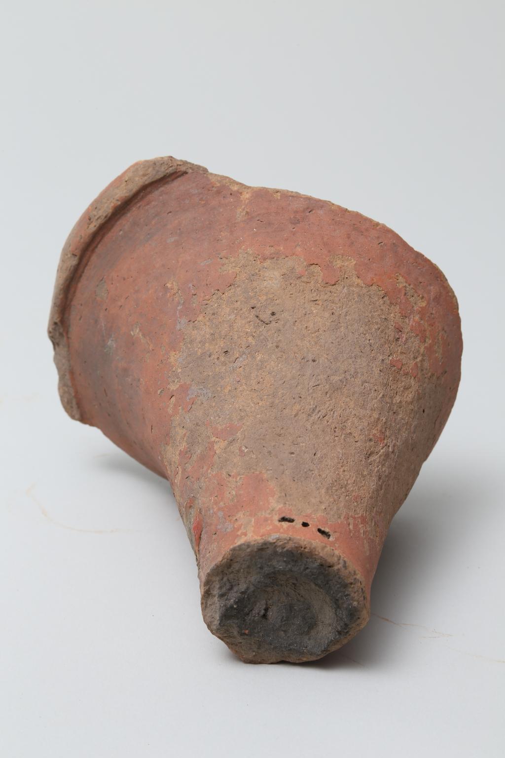 An image of Vessel. Jar, fragment of flared mouth. Production Place/Find Spot: Egypt. Height 0.12 m.