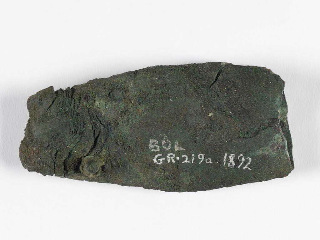 An image of Blade fragments, A-F. Production Place: Tamassos, Cyprus. Bronze Age.