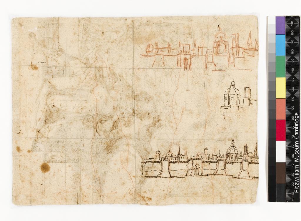 An image of Title/s: Miracle of S Andrea Corsini (recto title) 
Maker/s: Baglione, Giovanni (draughtsman) [ULAN info: Italian artist, 1571-1644]
Technique Description: recto: pen and brown ink, brown wash over red chalk, framed on all sides with a line in brown ink over red chalk 
Dimensions: height: 267 mm, width: 206 mm 
Date: circa 1629
 

 
