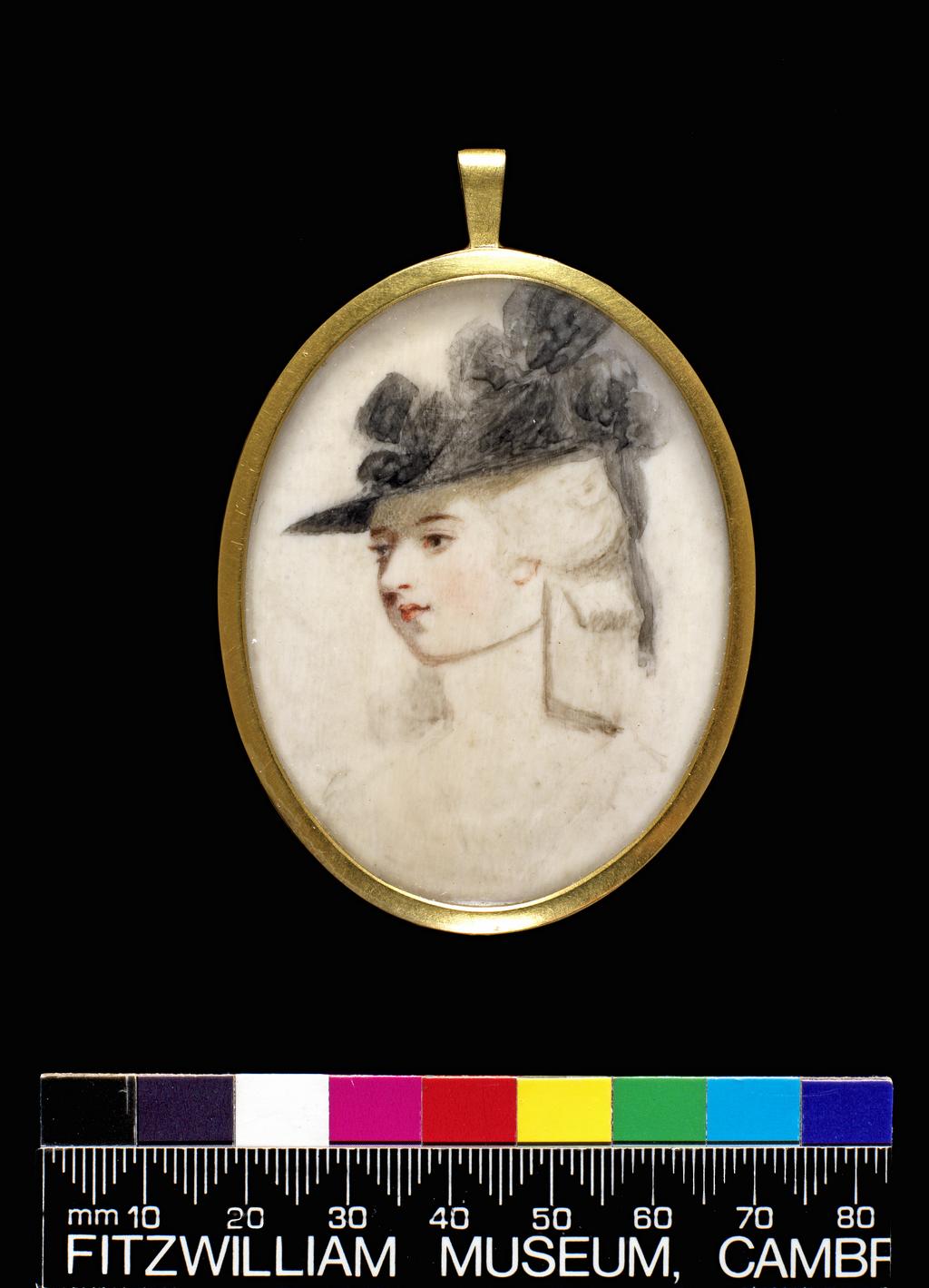 An image of Thomond, Mary, Marchioness of, (nee Palmer). Self-portrait. Watercolour on ivory.