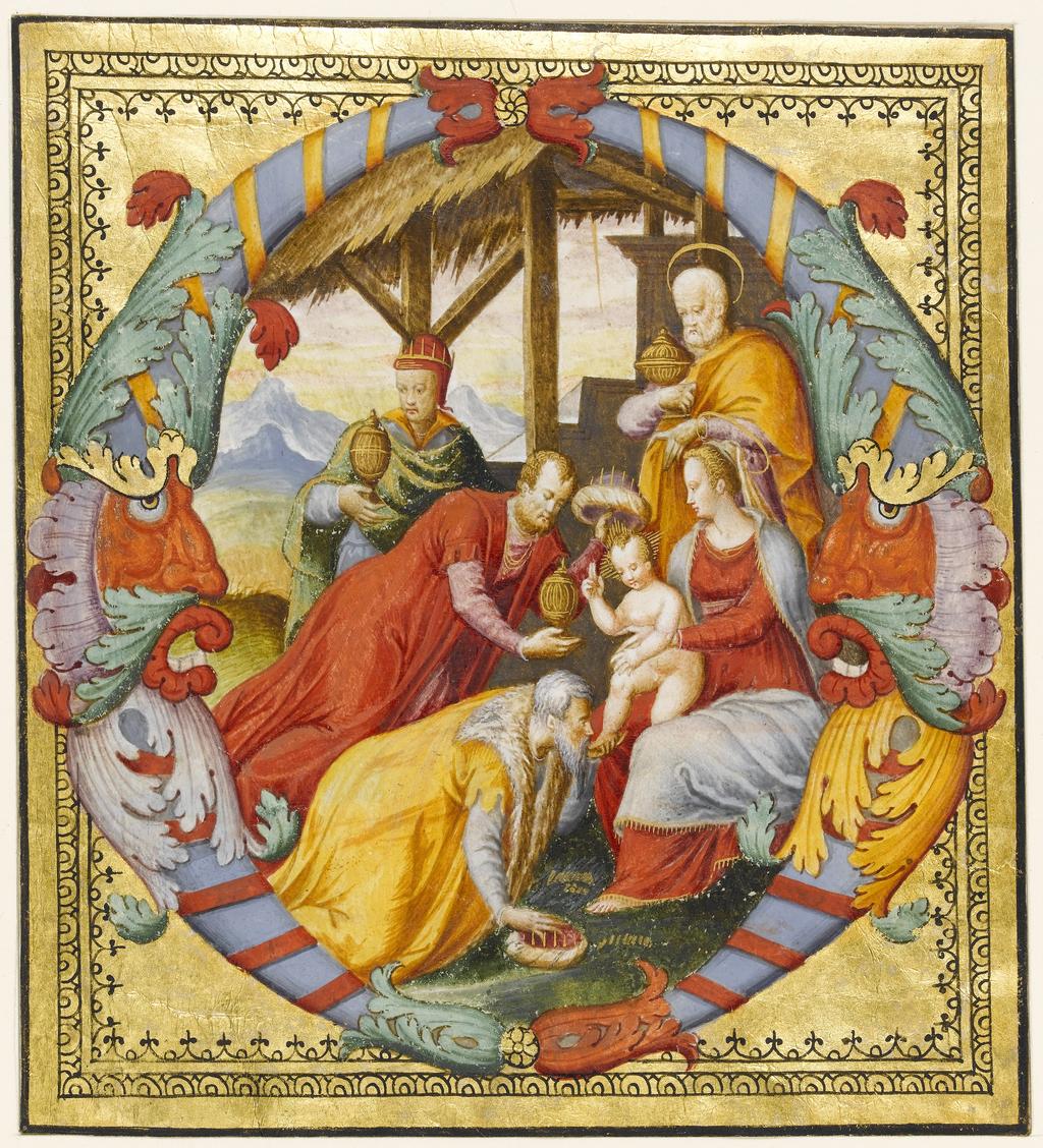 An image of Giovan Battista da Udine, The Adoration of the Magi from the Antiphonal of San Marco, Venice, c. 1567-1572