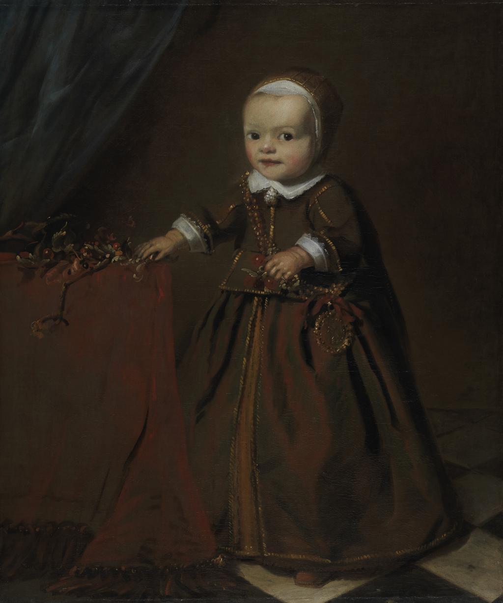 An image of Portrait of a child, presumed Mattys Decker (b.1679). de Gelder, Arent (Dutch, 1645-1727). Oil on canvas, height 91.6 cm, width 86 cm, circa 1680. Doug Atfield Image.