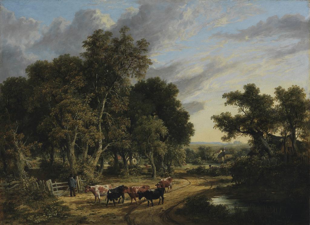 An image of Near Norwich. Stark, James (British, 1794-1859). Oil on panel, height 57.2 cm, width 77.2 cm, 1819-1830.