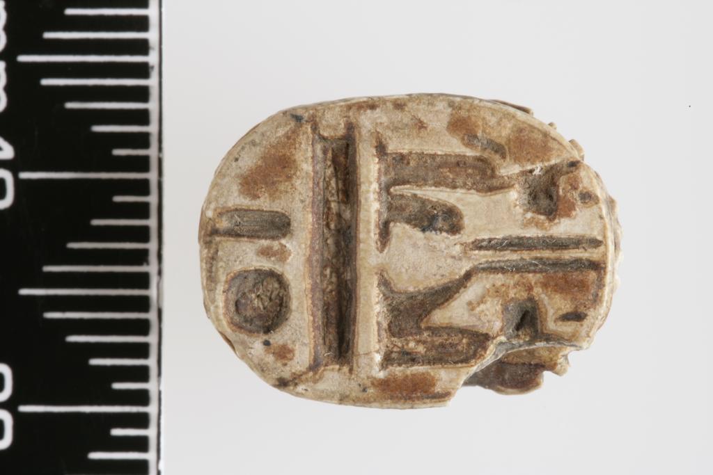An image of Scarab. Inscribed. Production Place/Find Spot: Egypt. Check Accession