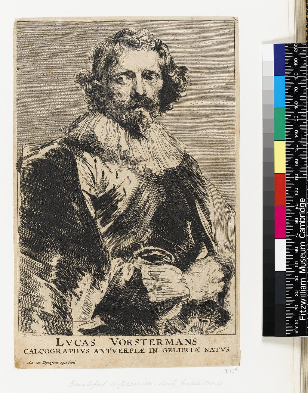 An image of Van Dyck Etchings and their states, by an Amateur (assigned title). Dyck, Anthony van (Flemish, 1599-1641). Production Notes: 21 Photogravure prints with 27 original etchings, one loose. Etching, photogravure. 