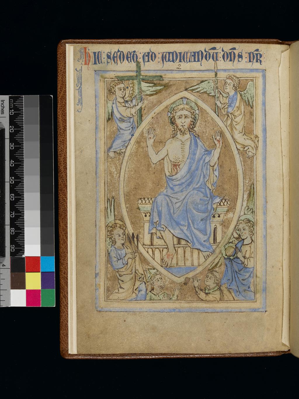 An image of Illuminated Manuscript. Picture-book of saints. English, 13th Century.