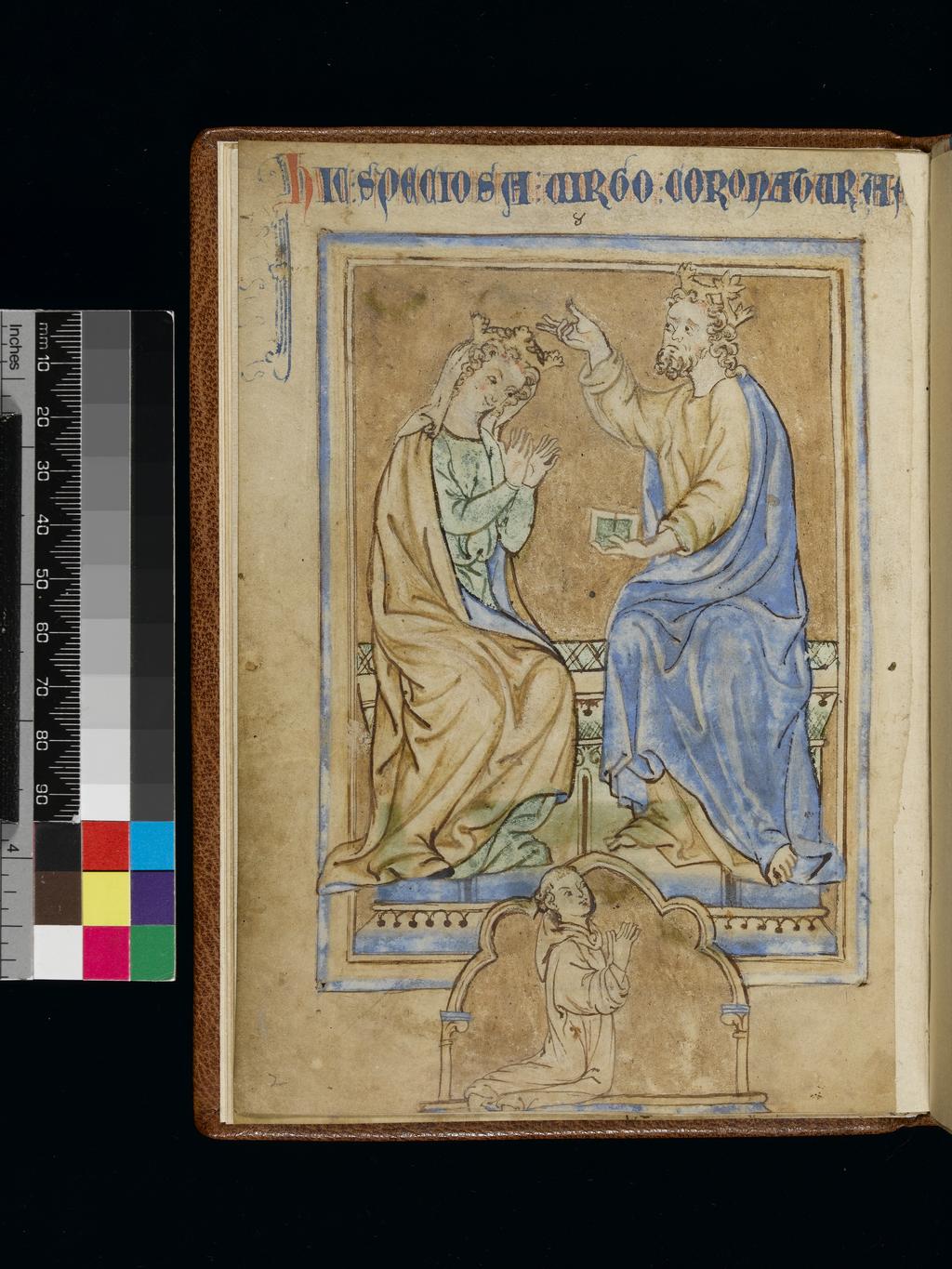 An image of Illuminated Manuscript. Picture-book of saints. English, 13th Century.