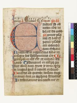 An image of Leaf (from a psalter)
